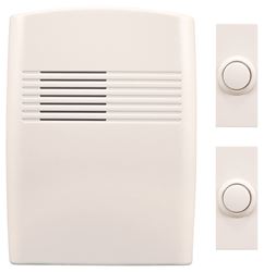 Heath Zenith SL-7312-03 Doorbell Kit, Wireless, 85 dB, White