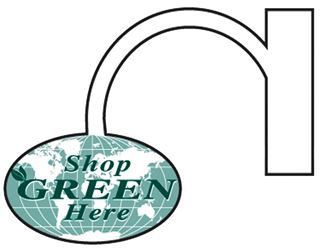 Identiti GSHELF2 Shelf Bouncer Display Tag, Green