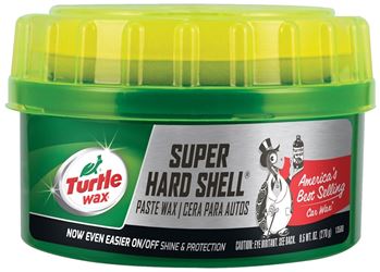 Turtle Wax SUPER HARD SHELL T223R Car Wax, 9.5 oz, Paste, Solvent