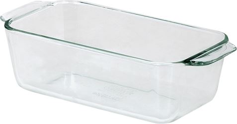Oneida Oven Basics Series 81933OBL11 Loaf Dish, 1.5 qt Capacity, Glass, Clear, Dishwasher Safe: Yes, Pack of 3