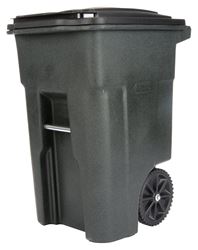 Toter EVR II 79248 Trash Can, 48 gal Capacity, Polyethylene, Greenstone, Lid Closure