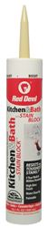 Red Devil Stain Block Sealant, Biscuit, 72 hr Curing, -20 to 180 deg F, 10.1 oz Cartridge