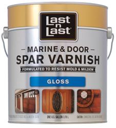 Last n Last 50704 Marine and Door Spar Varnish, High-Gloss, Amber, Liquid, 1 qt, Can, Pack of 6