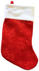 Hometown Holidays 28909 Christmas Stocking, Polyester, Red/White, Pack of 36