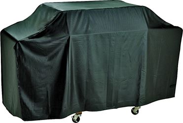 Omaha Grill Cover, 22 in W, 37 in H, Vinyl, Black