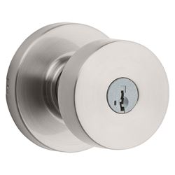 Kwikset Signature Series 740PSK RDT 15 SMT Entry Knob Set, Knob Handle, Satin Nickel, Zinc, SC1, KW1 Keyway, AAA Grade