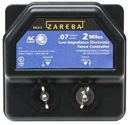 Zareba EA2M-Z Electric Fence Charger, 0.07 J Output Energy, 110/120 V