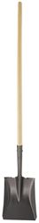 Ames 1554500 Shovel, 9 in W Blade, Steel Blade, Ashwood Handle, Long Handle, 46 in L Handle