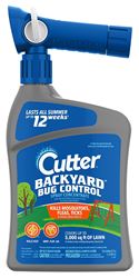 Cutter Backyard HG-61067 Concentrated Bug Control Spray, Liquid, 32 oz Bottle