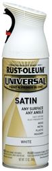 Rust-Oleum 245210 Enamel Spray Paint, Satin, White, 12 oz, Can