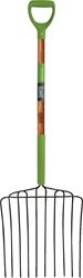 Ames 2827000 Ensilage Fork, Wood Handle, D-Shaped Handle, 30 in L Handle