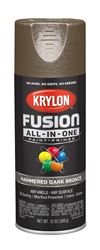 Krylon K02787007 Spray Paint, Hammered, Dark Bronze, 12 oz, Can