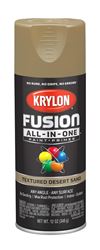 Krylon K02781007 Spray Paint, Textured, Desert Sand, 12 oz, Can