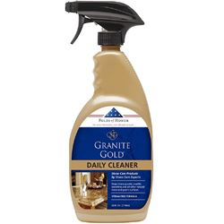 Granite Gold GG0032 Daily Granite Cleaner, 24 oz, Liquid, Lemon Citrus Fragrance, Clear, Pack of 6