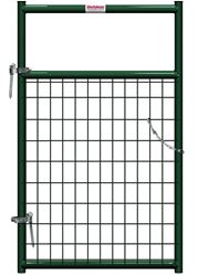 Behlen Country 40132032 Wire-Filled Gate, 36 in W Gate, 50 in H Gate, 6 ga Mesh Wire, 2 x 4 in Mesh, Green