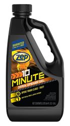 Zep ZHCR64NG6 Clog Remover, Liquid, Light Yellow, Slight Chlorine, 64 oz Bottle, Pack of 6