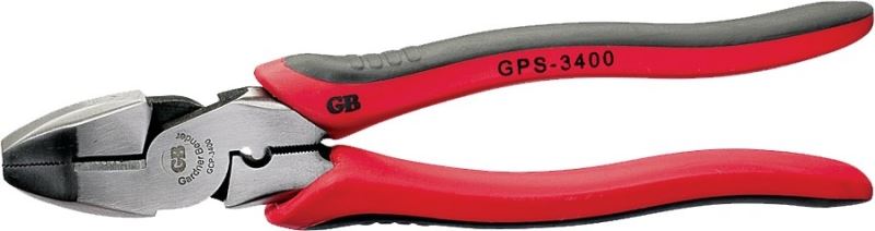 Gardner Bender GCP-3400 Plier and Crimping Tool, 9-1/2 in OAL, Gripper Handle