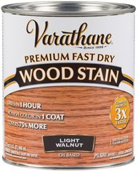 Varathane 262015 Wood Stain, Light Walnut, Liquid, 1 qt, Can