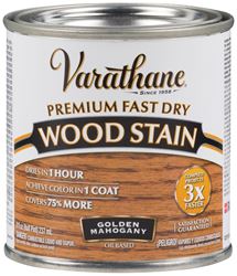 Varathane 262033 Wood Stain, Golden Mahogany, Liquid, 0.5 pt, Can, Pack of 4