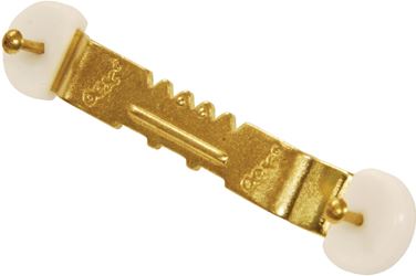 OOK 50374 Sawtooth Hanger, 20 lb, Steel, Brass, Gold