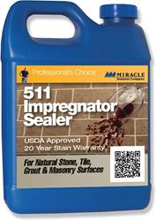 Miracle Sealants 511-QT-6/1 Impregnator Sealer, Liquid, Colorless, 1 qt, Can