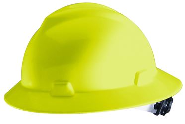 Safety Works SWX00359 Hard Hat, 4-Point Textile Suspension, HDPE Shell, Yellow, Class: E