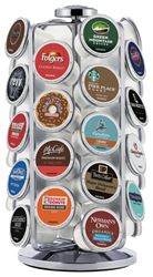 KEURIG K-Cup 121609 Pod Carousel, Metal Shelf, Silver, Chrome