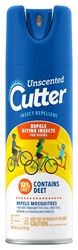 Cutter 51020-6 Insect Repellent, 6 oz Aerosol Can, Liquid, Light Yellow/Water White, Ethanol