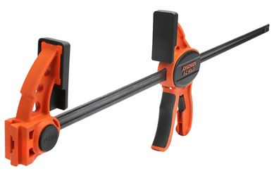Pony E-Z HOLD Series 33424 Medium-Duty Expandable Bar Clamp, 300 lb, 24 in Max Opening Size, 3-3/8 in D Throat