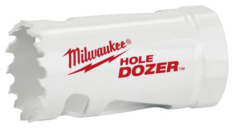 Milwaukee Hole Dozer 49-56-0012 Hole Saw, 5/8 in Dia, 1-5/8 in D Cutting, 1/2-20 Arbor, 4/6 TPI