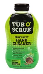 Tub OScrub TS18 Heavy-Duty Hand Cleaner, Liquid, Brown, Mild Citrus, 18 oz Bottle