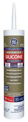 GE Advanced Silicone 2 2812565 Kitchen & Bath Sealant, White, 24 hr Curing, 10.1 fl-oz Cartridge, Pack of 12