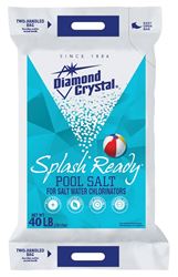 Cargill 100011437 Pool Salt, Crystalline, Halogen, 40 lb Bag