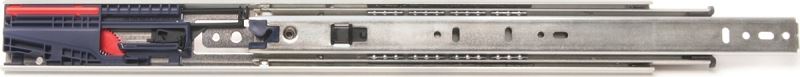 Knape & Vogt 8450FMP 22 Drawer Slide, 100 lb, 22 in L Rail, 1/2 in W Rail, Anochrome