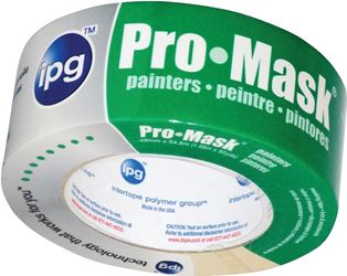 IPG 5201-.75 Painters Masking Tape, 60 yd L, 0.7 in W, Crepe Paper Backing, Beige