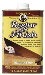 Howard RF2016 Wood Restorer, Maple Pine, Liquid, 16 oz, Can