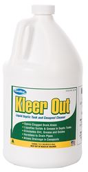 ComStar Kleer Out Series 30-245 Septic Tank Cleaner, Liquid, Clear, Odorless, 1 gal Bottle, Pack of 4