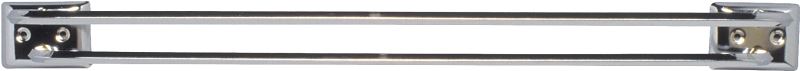 Decko 38140 Towel Bar, 18 in L Rod, Steel, Chrome, Surface