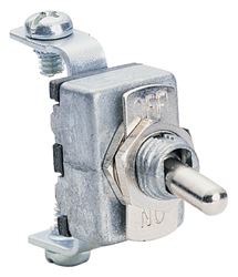 Calterm 41700 Toggle Switch, 15 A, 12 VDC, Screw Terminal, Chrome Housing Material