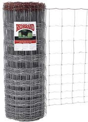 Red Brand 70048 Field Fence, 330 ft L, 47 in H, 12-1/2 Gauge, Steel, Galvanized