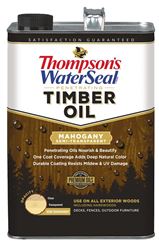 Thompsons WaterSeal TH.048851-16 Penetrating Timber Oil, Mahogany, Liquid, 1 gal, Can, Pack of 4