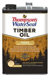 Thompsons WaterSeal TH.048861-16 Penetrating Timber Oil, Cedar, Liquid, 1 gal, Can, Pack of 4