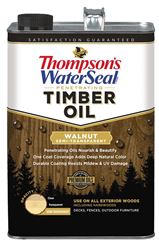 Thompsons WaterSeal TH.048841-16 Penetrating Timber Oil, Walnut, Liquid, 1 gal, Can, Pack of 4