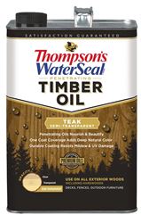 Thompsons WaterSeal TH.048831-16 Penetrating Timber Oil, Teak, Liquid, 1 gal, Can, Pack of 4