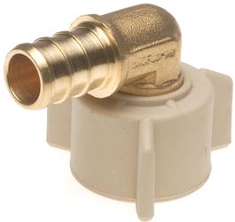 Apollo APXFAE1212 Swivel Pipe Elbow, 1/2 in, FPT, 90 deg Angle, Brass