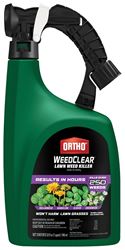 Ortho WEEDCLEAR 0449105 Weed Killer, Liquid, Spray Application, 32 oz Bottle