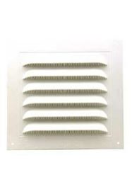 Duraflo 621212 Gable Vent, 14.56 in L, 14.813 in W, Polypropylene, White