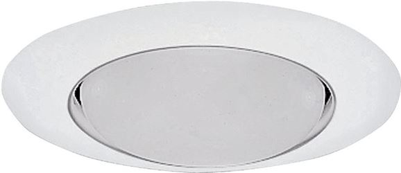 Halo 401P Recessed Light Trim, Metal Body, White