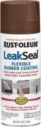 Rust-Oleum 267976 Rubberized Spray Coating, Brown, 12 oz, Can