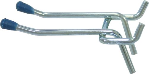 Crawford 18444 Peg Hook, Silver, Chrome